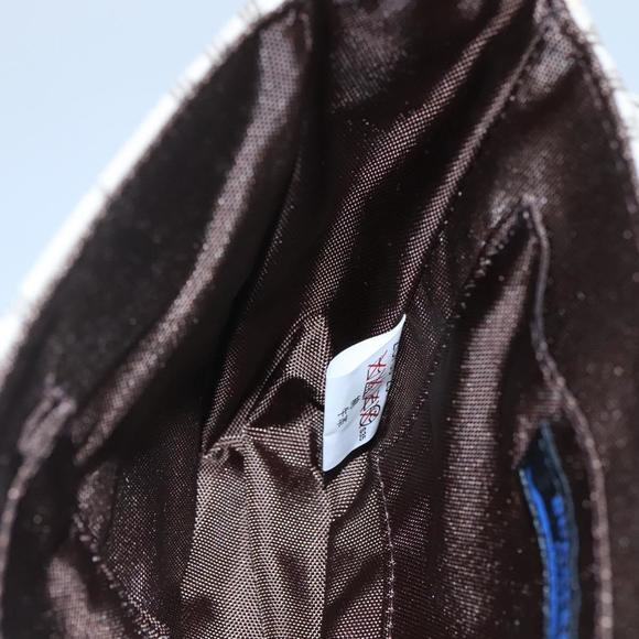 BURBERRY Nova Check Blue Label Shoulder Bag Canvas Beige...